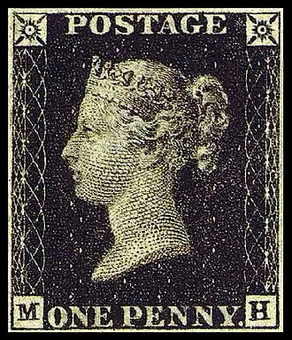 Penny Black Postage Stamp from Wikipedia.org