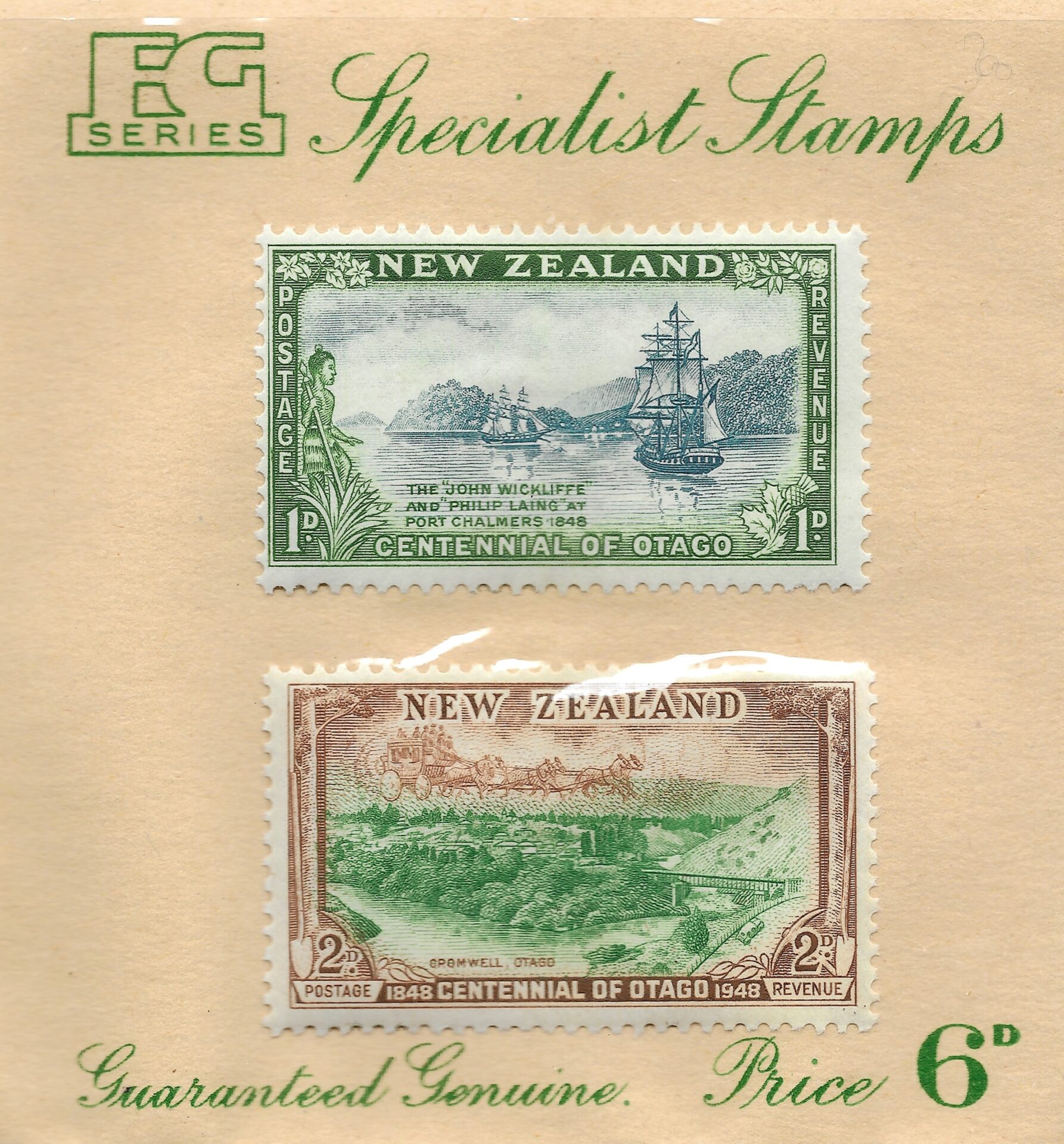 New Zealand Stamp - 100 Years of Otago