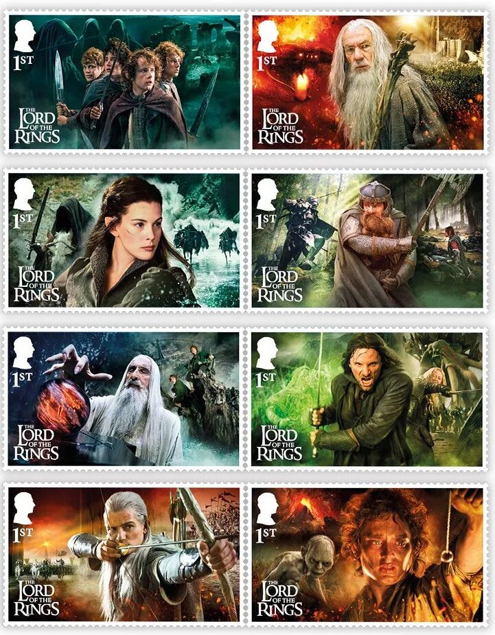 lord of the rings stamps 2026 royal mail